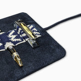 Gaucho Grooming Roll Navy Blue Men S Manicure Set 5