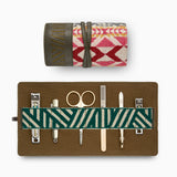 Gaucho Aztec Grooming Roll Canvas Multicolour Grren Grey Red Yellow 1