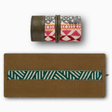 Gaucho Aztec Techroll Canvas Multicolour Grren Grey Red Yellow 3