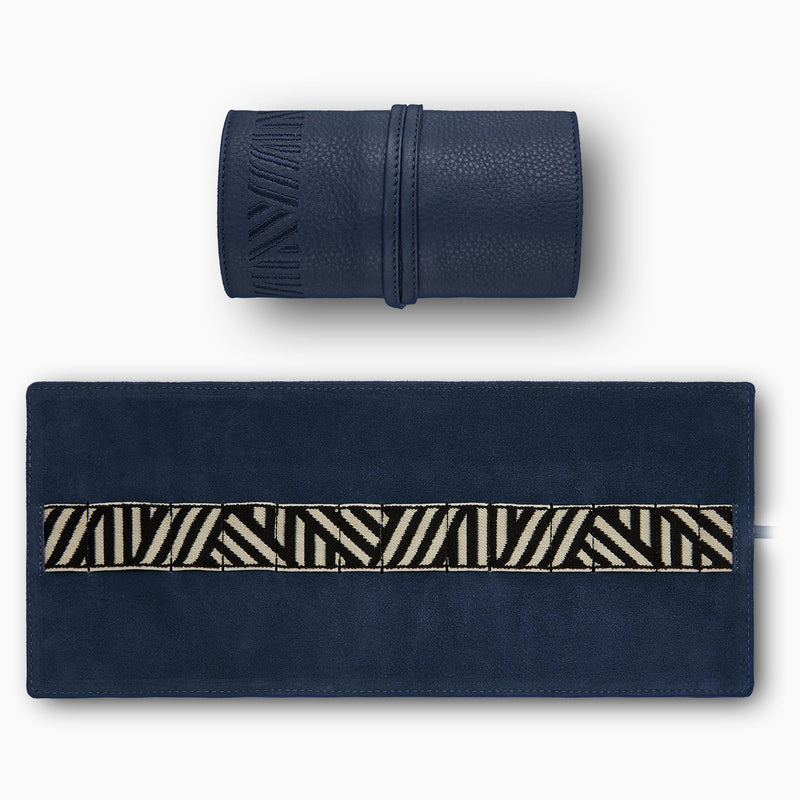 Gaucho Cheese And Wine Roll Navy Blue 3
