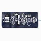 Herringbone Techroll Navy Blue Mobile Phone Accessories Kit Power Bank 2