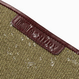 Herringbone Wash Roll Bordeaux Red Mens Toiletry Hanging Travel Bag 5