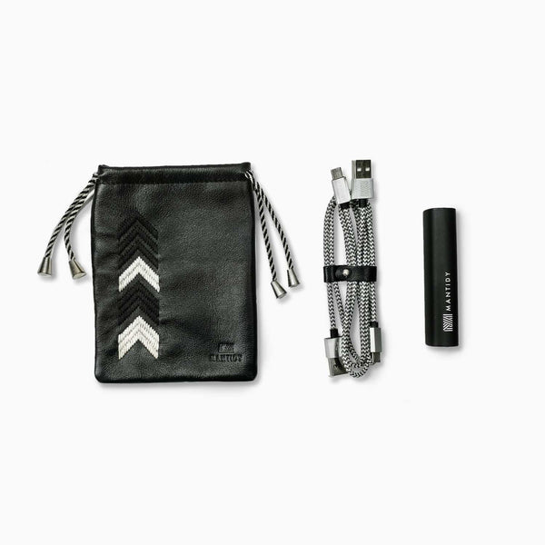 Gaucho Techpack Black Pouch With Power Bank 1