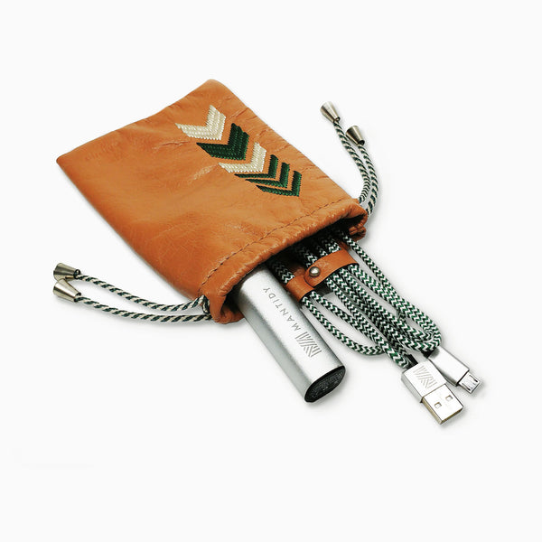 Gaucho Techpack Tan Pouch With Power Bank 2