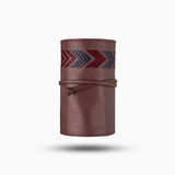Gaucho Grooming Roll Bordeaux Red Men S Manicure Set 6