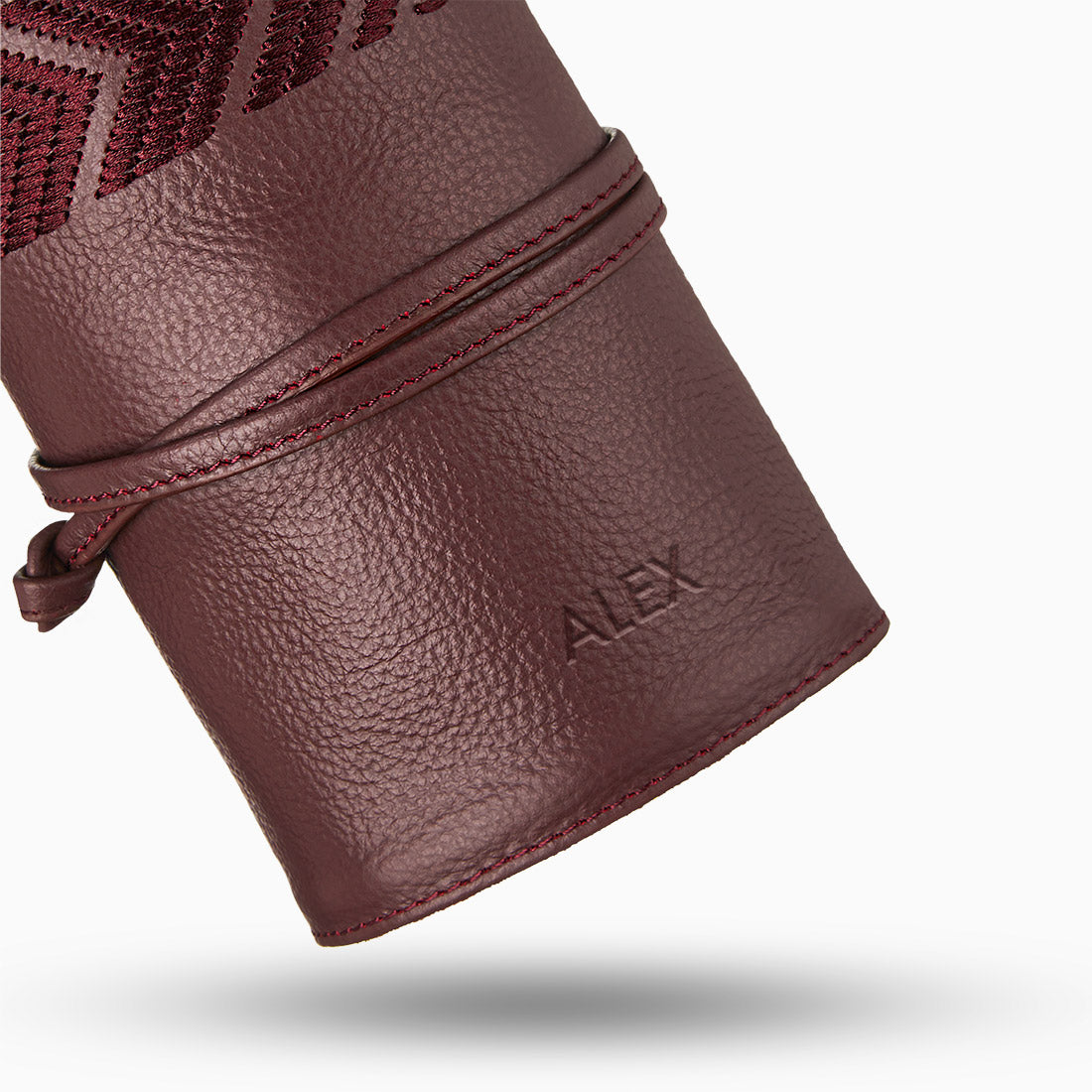 Gaucho Grooming Roll Bordeaux Red Men S Manicure Set 9