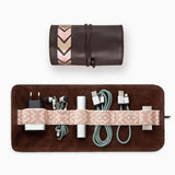 Gaucho Tech Roll Set Dark Brown Pink 1