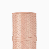 Herringbone Grooming Roll Dusty Pink Manicure Set 2