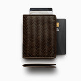 Herringbone Wallet Brown 1