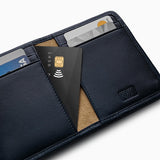 Herringbone Wallet Navy Blue 3