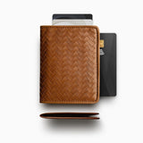 Herringbone Wallet, Tan