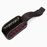 Herringbone Duo Zip Toiletry Bag New Lingwood 9