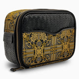 Herringbone Zip Around Toiletry Bag New Lingwood 1