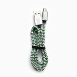 Cable Micro Usb 1M Grey Lead Cord For Charging Data Sync 3