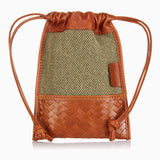 Herringbone Techpack Tan Pouch W Power Bank 2
