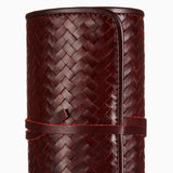 Herringbone Techroll Bordeaux Red Mobile Phone Accessories Kit Power Bank 3