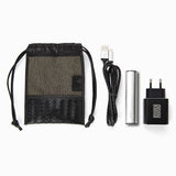 Herringbone Techpack Black Pouch W Power Bank 1