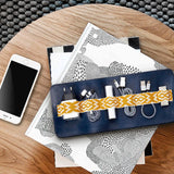 Herringbone Techroll Navy Blue Mobile Phone Accessories Kit Power Bank 3