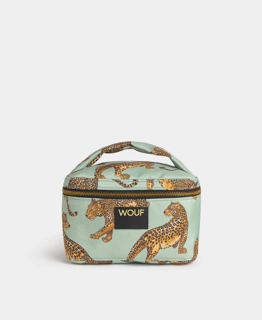 The Emerald leopard Vanity Bag