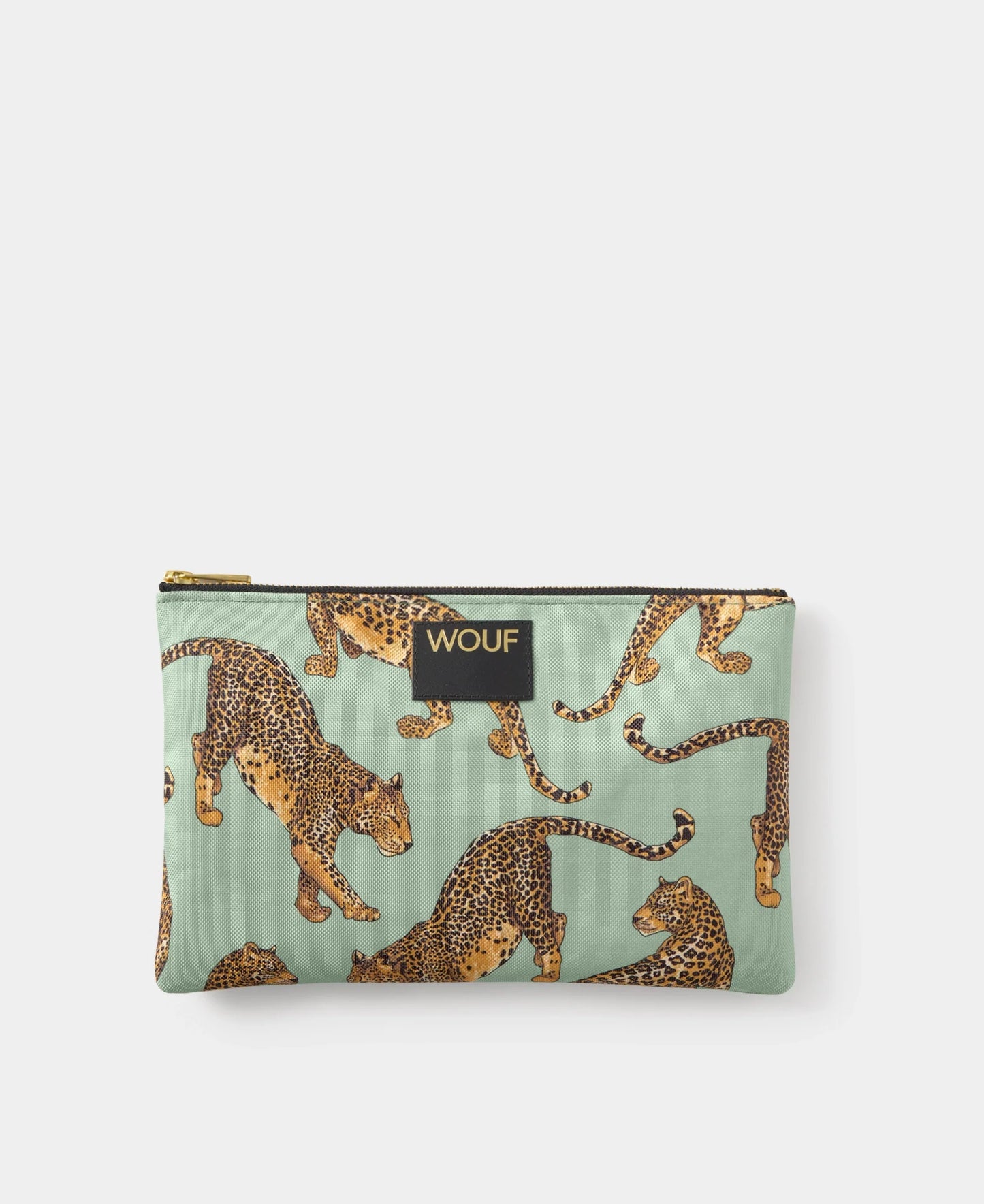 The Emerald Leopard XL Pouch