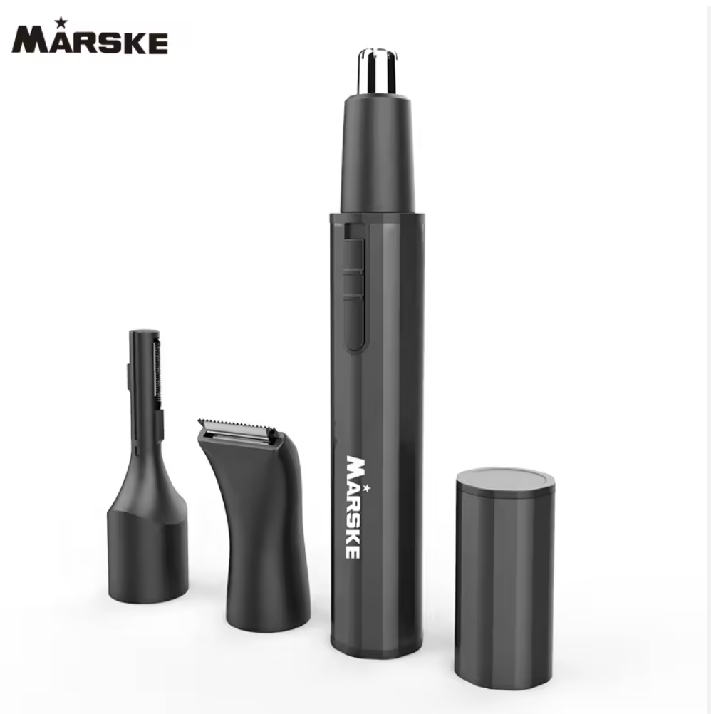 Men's 3-in-1 Professional Painless USB Rechargeable Portable Household Nose & Ear Hair Trimmer