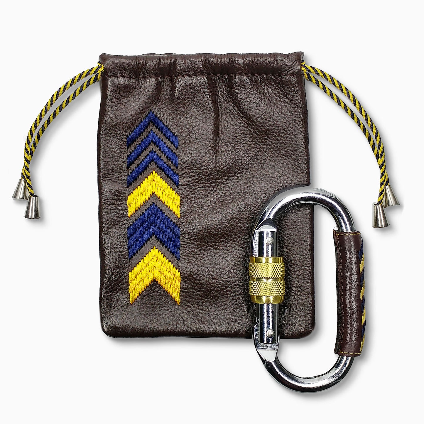 Gaucho Carabiner Pouch, Brown