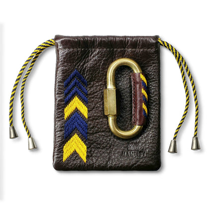 Gaucho Carabiner Pouch, Brown