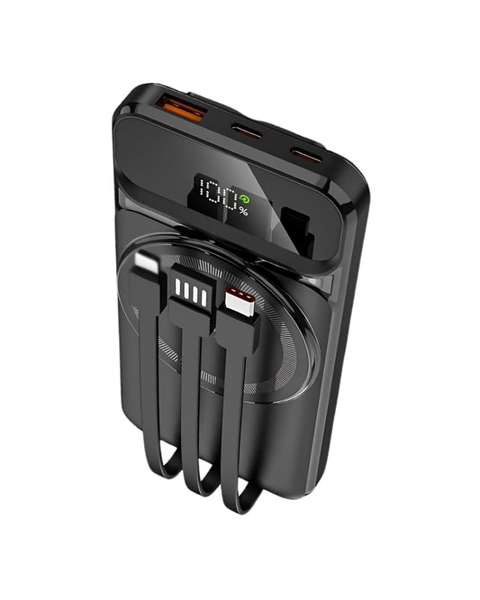 10,000mAh powerbank. MagSafe wireless charging