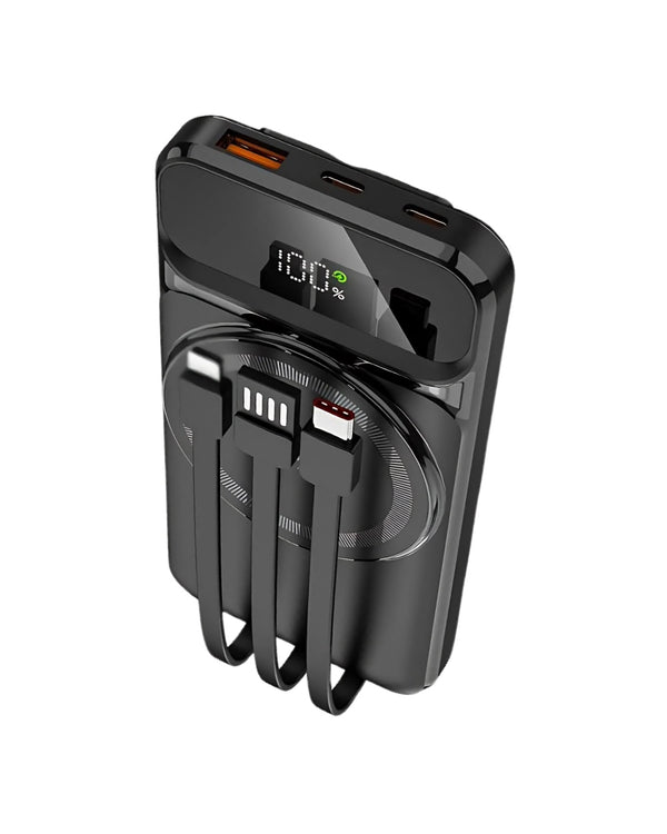10,000mAh powerbank. MagSafe wireless charging