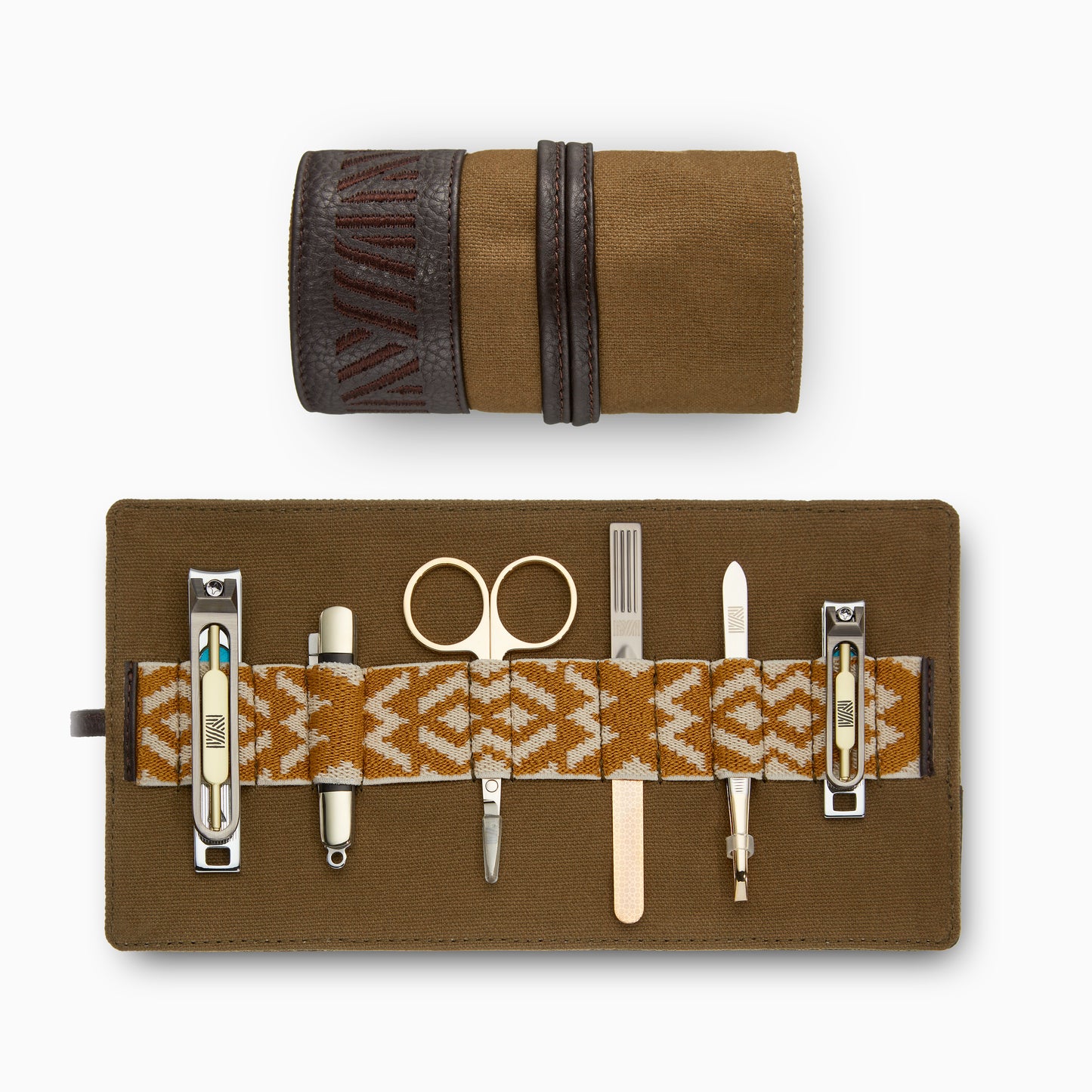 Gaucho Aztec Grooming Roll Canvas Khaki 1
