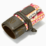Gaucho Aztec Grooming Roll, Moss Green (Grey/ Red/ Yellow)