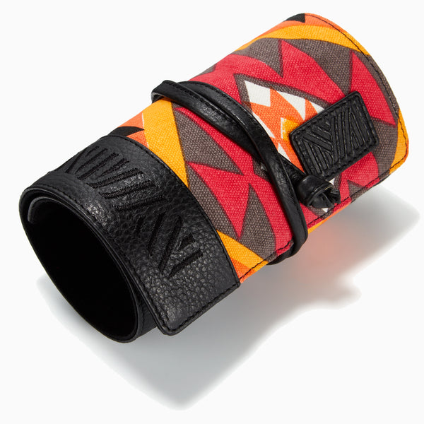 Gaucho Aztec TechRoll, Black (Red/ Orange/ Black)