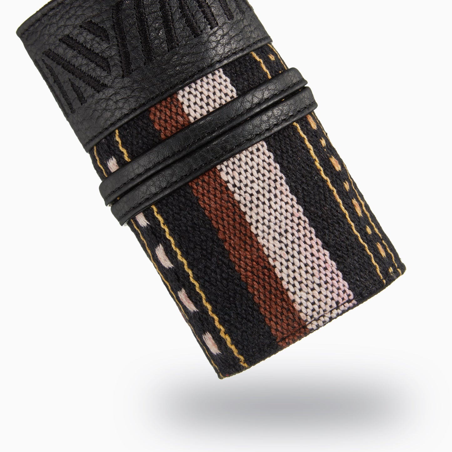 Gaucho Aztec Techroll Mini Canvas Multicolour Stripes Black Red Yellow 4