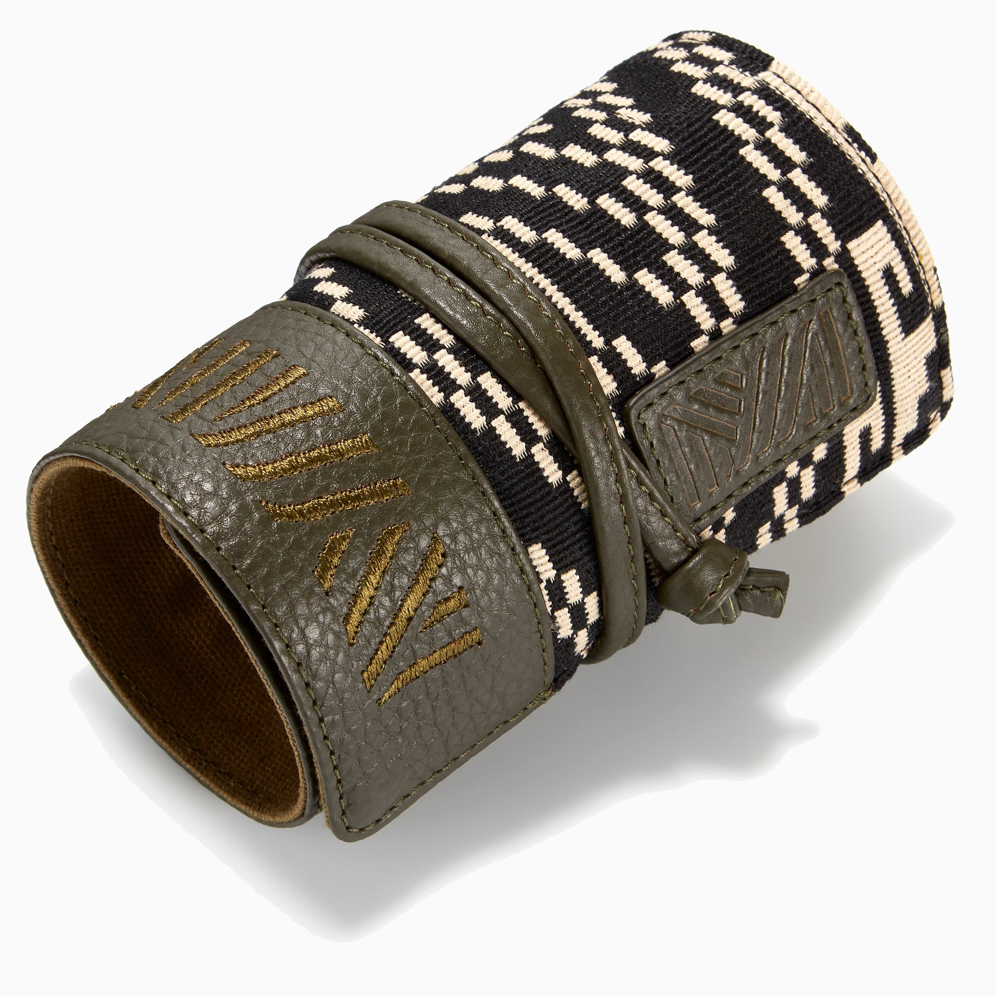 Gaucho Aztec Techroll Mini Canvas Black White 2