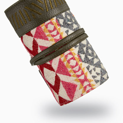 Gaucho Aztec Techroll Canvas Multicolour Grren Grey Red Yellow 4