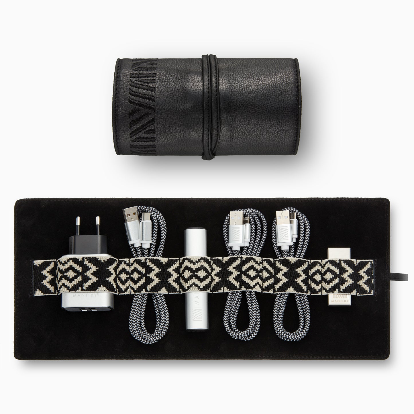 Gaucho Techroll Black Kit With Power Bank 1