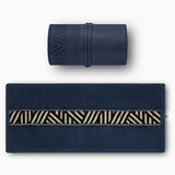 Gaucho Cheese and Wine Roll, Navy Blue