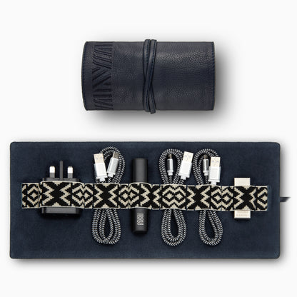 Gaucho Techroll Navy Blue Mobile Phone Accessories Kit Power Bank 1