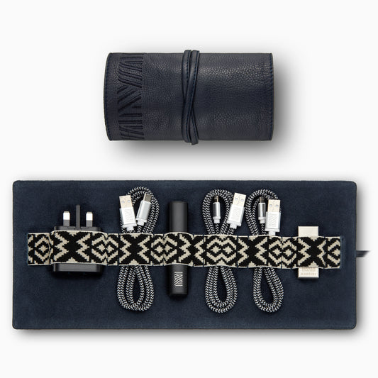Gaucho Techroll Navy Blue Mobile Phone Accessories Kit Power Bank 1