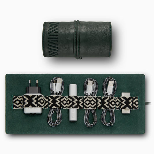 Gaucho Techroll Racing Green Mobile Phone Accessories Kit Power Bank 1