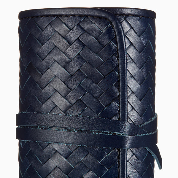 Herringbone Grooming Roll, Navy Blue