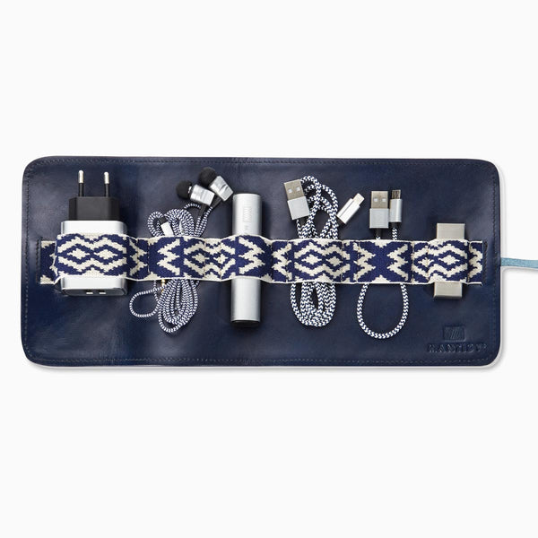 Herringbone TechRoll, Navy Blue