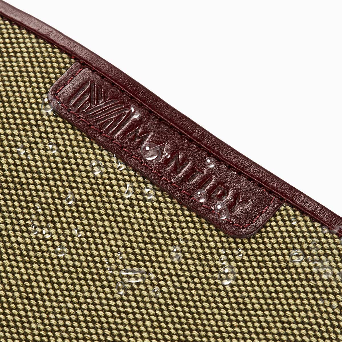 Herringbone Wash Roll Bordeaux Red Mens Toiletry Hanging Travel Bag 5