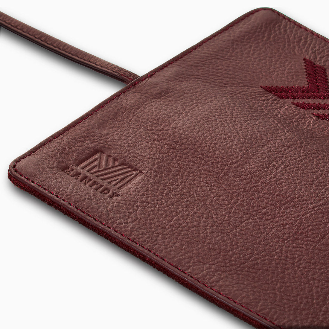 Gaucho Grooming Roll Bordeaux Red Men S Manicure Set 7