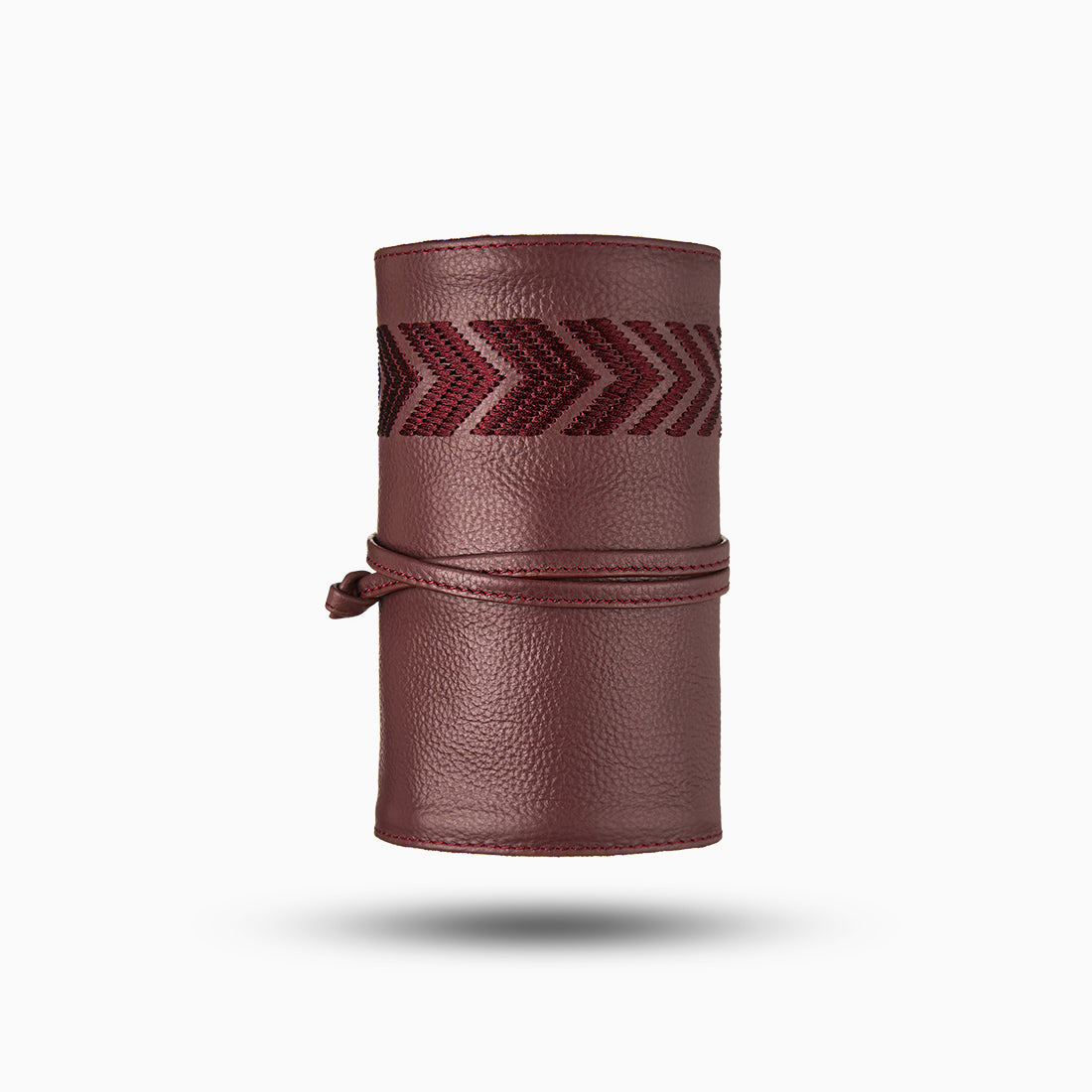 Gaucho Grooming Roll Bordeaux Red Men S Manicure Set 5