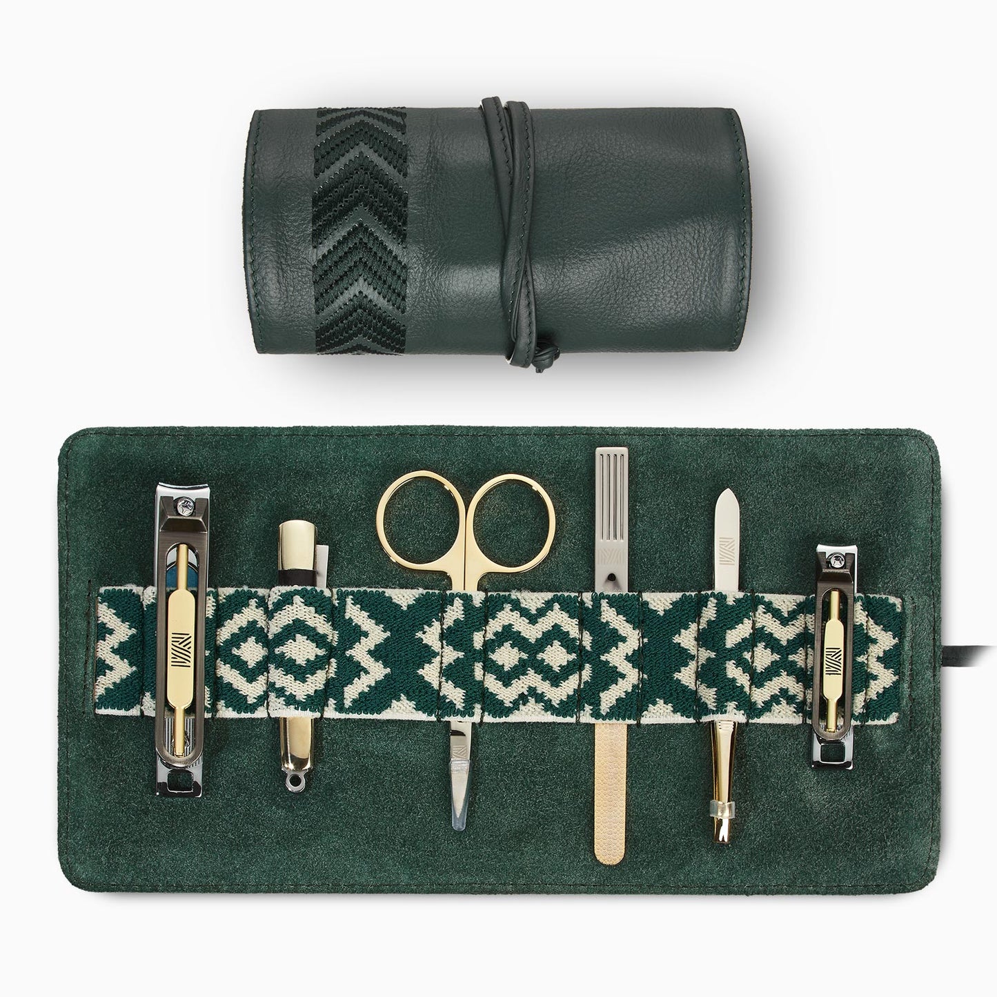 Gaucho Grooming Roll Racing Green Men S Manicure Set 3
