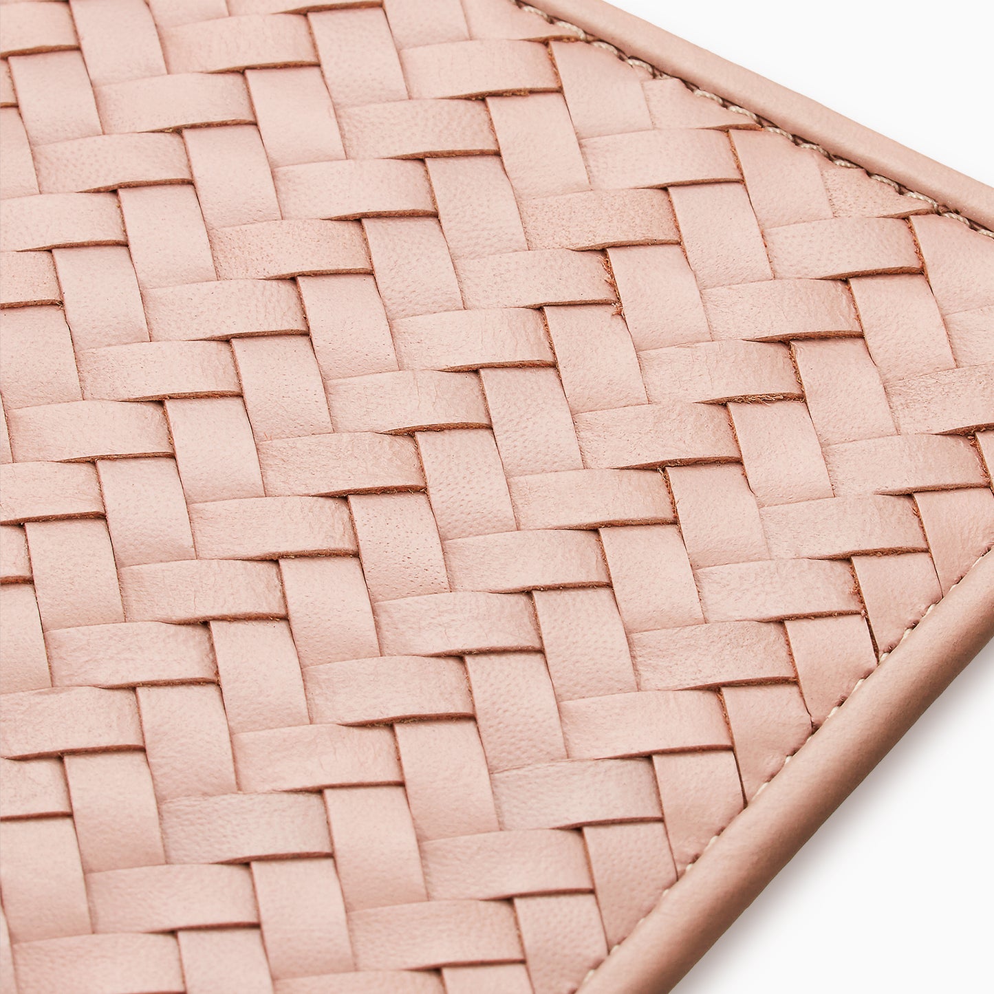 Herringbone Grooming Roll Dusty Pink Manicure Set 4