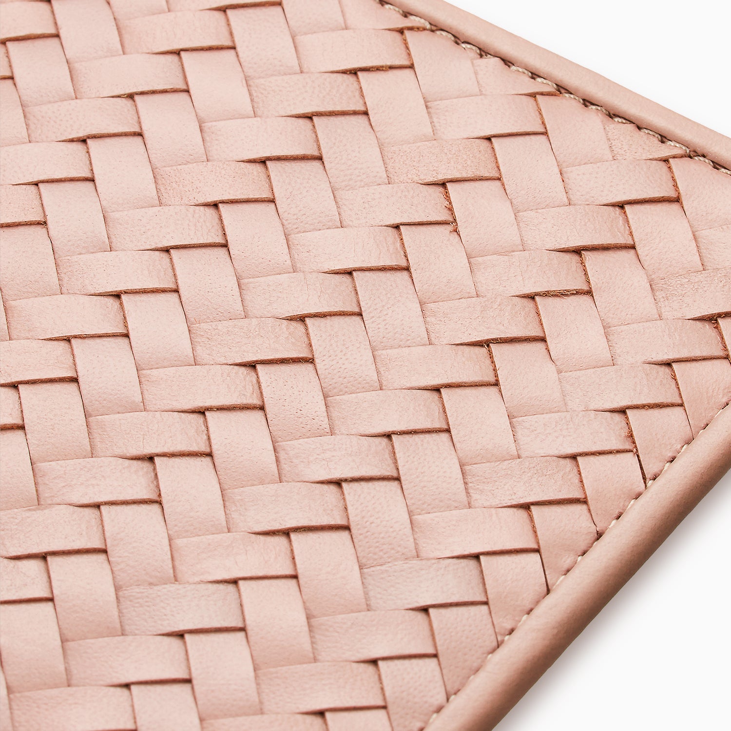 Herringbone Grooming Roll Dusty Pink Manicure Set 4