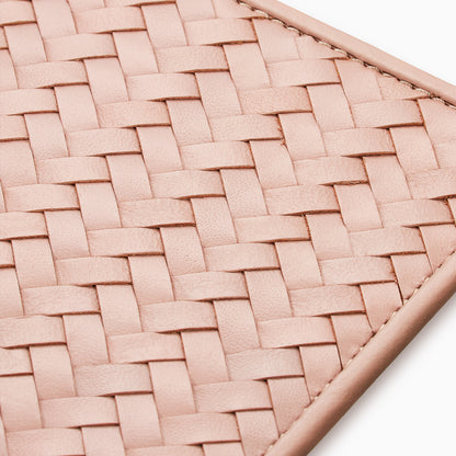 Herringbone Grooming Roll Dusty Pink Manicure Set 4