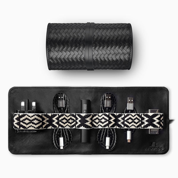 Herringbone TechRoll, Black